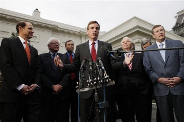 Mark Warner at the White House